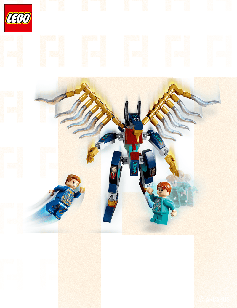 L’attaque aérienne des Éternels - Lego Marvel 76145