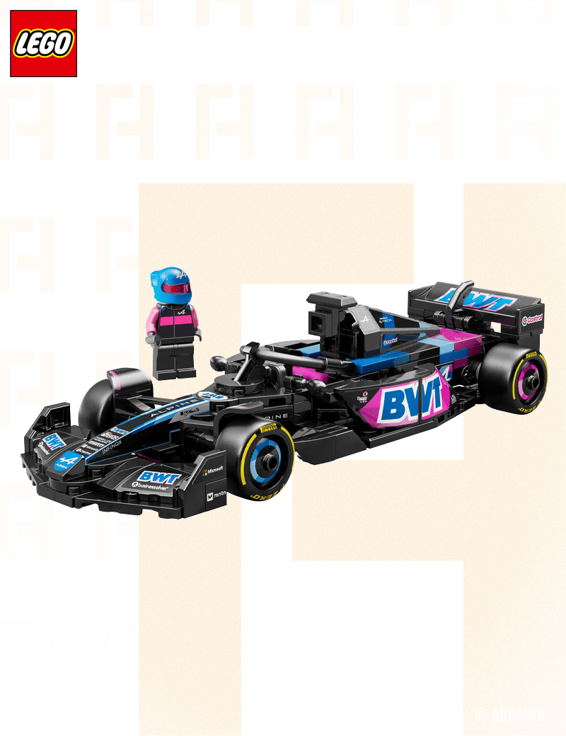 Voiture F1® BWT Alpine Team A524 - Lego Speed Champions 77248