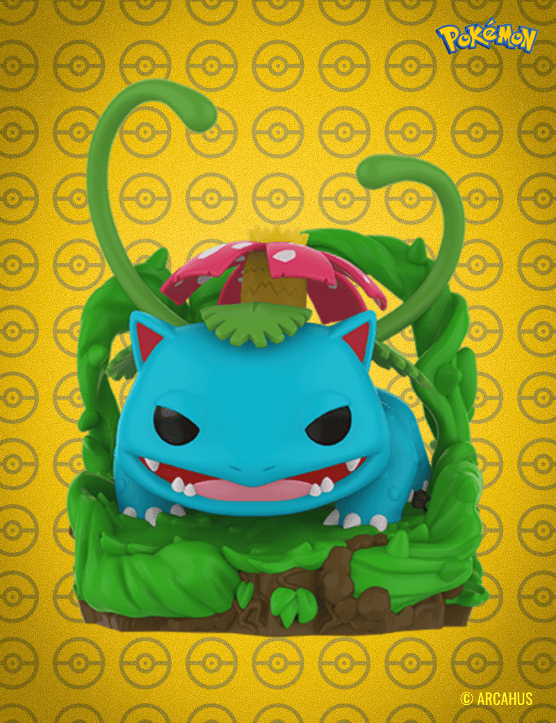 Florizarre n°1158 - Figurine Funko POP! Deluxe Games Pokémon