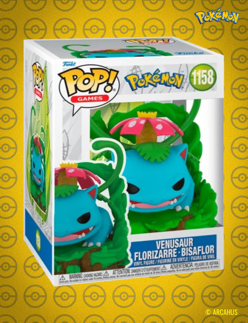 Florizarre n°1158 - Figurine Funko POP! Deluxe Games Pokémon