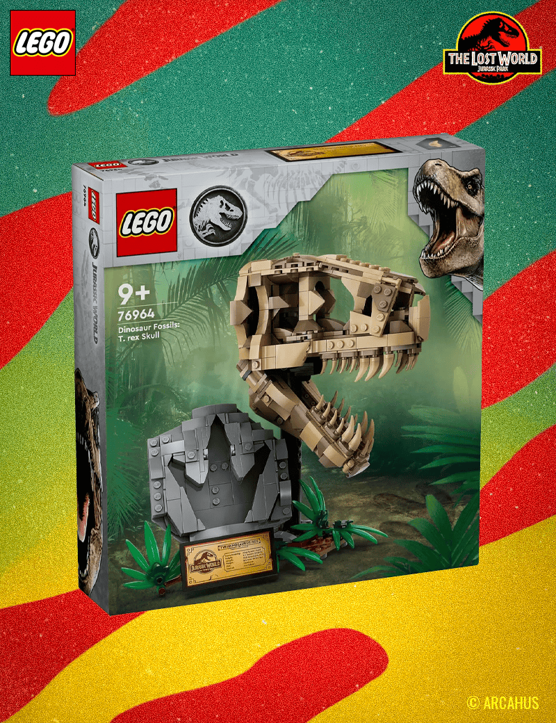 Les fossiles de dinosaures : le crâne du T. rex  - Lego Jurassic World 76964