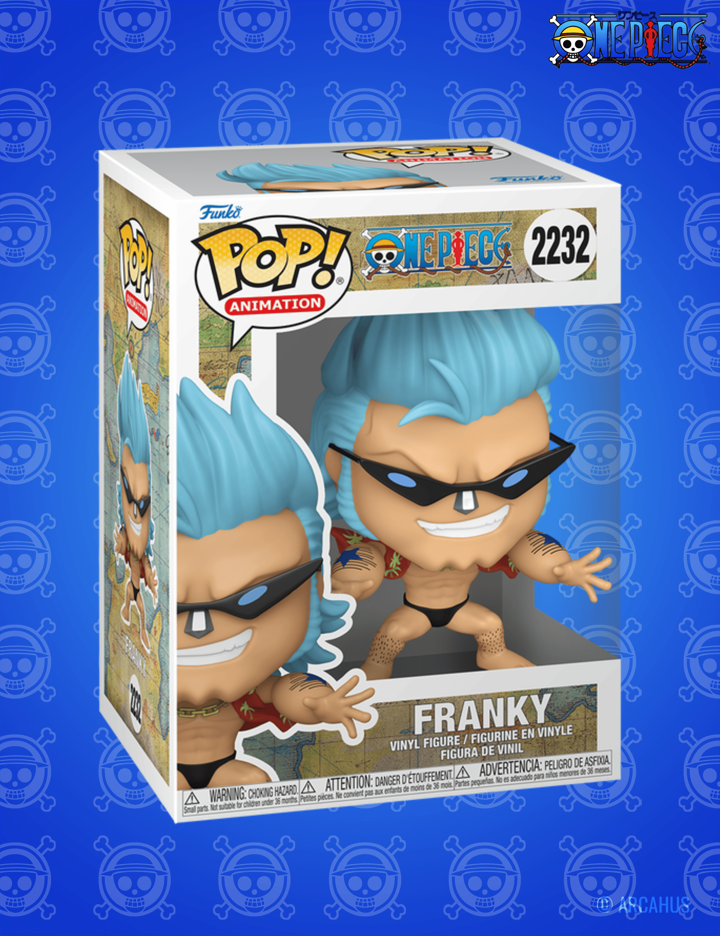 Franky n°2232 - Figurine Funko POP! Animation One Piece Refresh