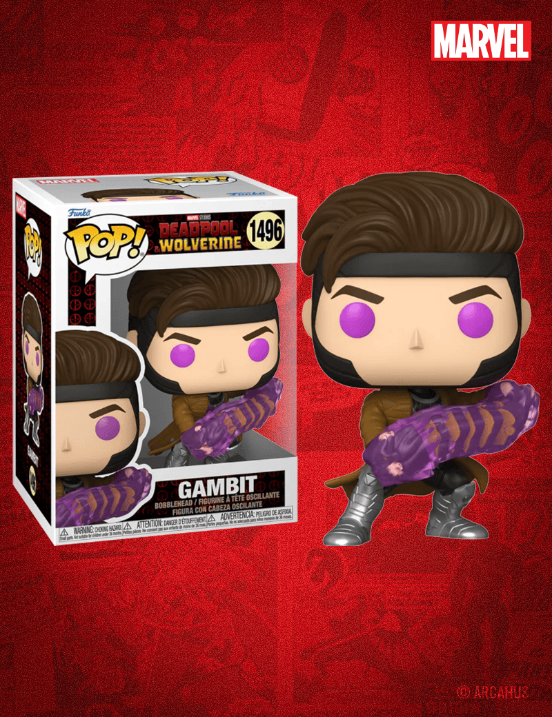 Gambit n° 1496- Figurine Funko POP! Marvel Studios Deadpool & Wolverine