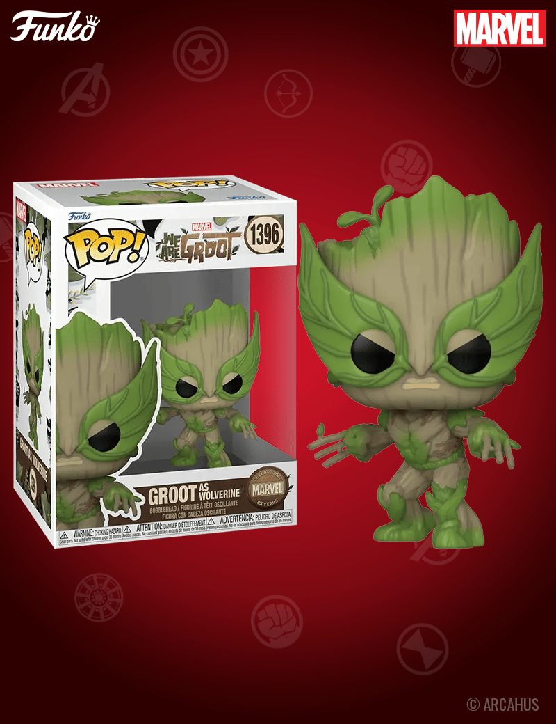 Groot as Wolverine n° 1396 - Figurine Funko POP! Marvel Studios We are Groot