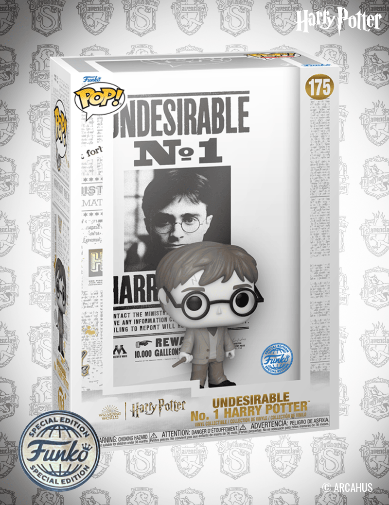 Harry "Wanted Poster" n° 175 - Figurine Funko POP! Display Case Harry Potter