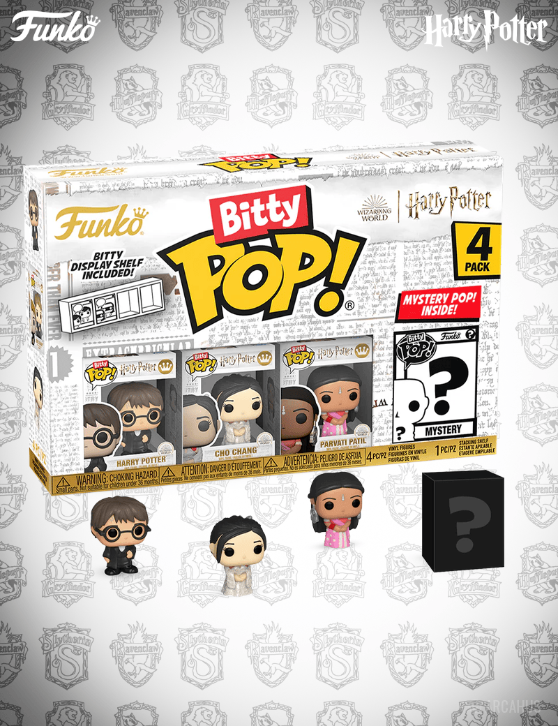 Pack de 4 figurines - Funko Bitty POP! Harry Potter et la Coupe de feu Série 1