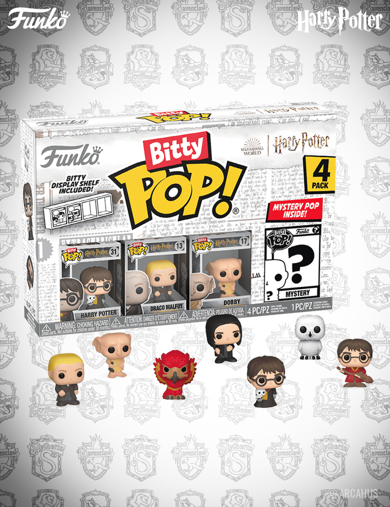 Pack de 4 figurines - Funko Bitty POP! Harry Potter Série 1