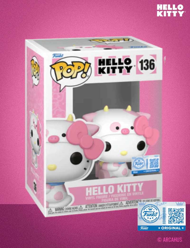 Hello Kitty en cosplay de vache n°136 - Figurine Funko POP! Hello Kitty