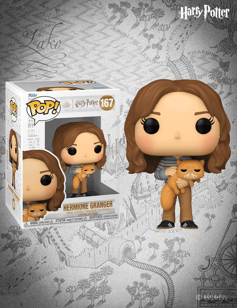 Hermione avec Pattenrond n° 167 - Figurine Funko POP! Wizarding World Harry Potter