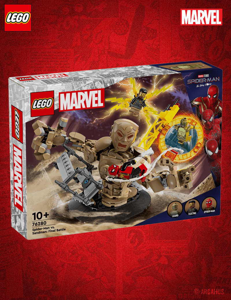 Spider-Man contre l'Homme-Sable : la bataille finale  - Lego Marvel Spider-Man No Way Home 76280
