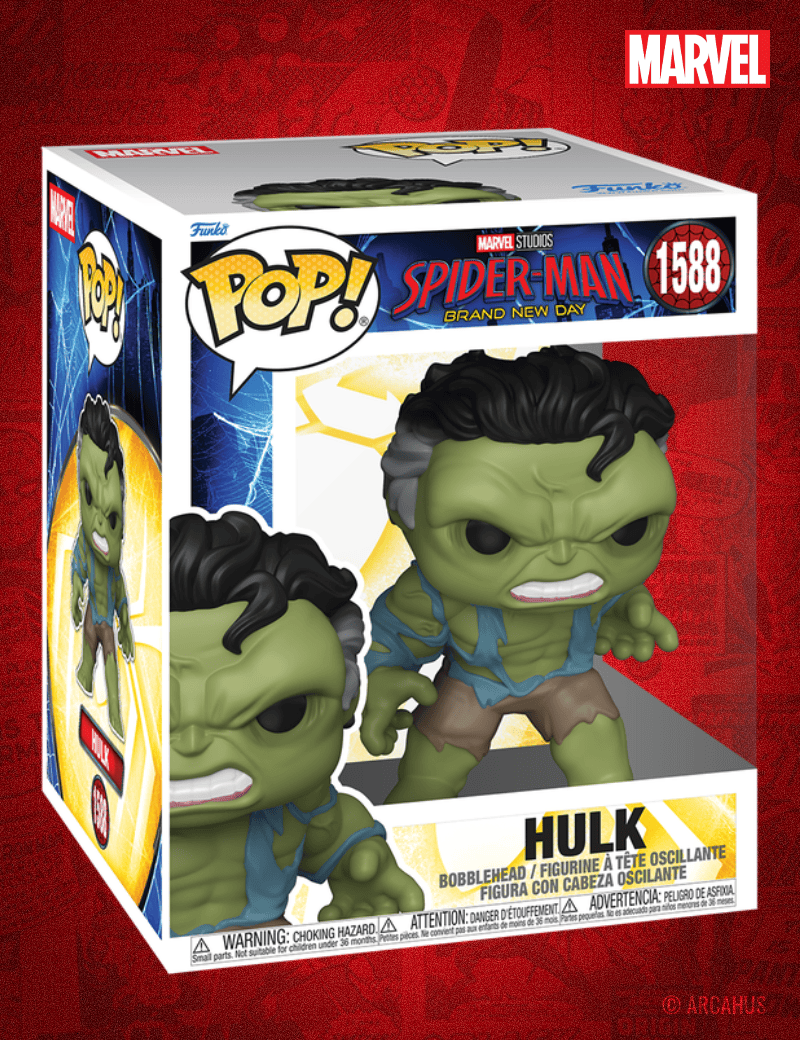 Hulk n°1588 - Figurine Funko POP! Super Marvel Studios Spider-Man: Brand New Day
