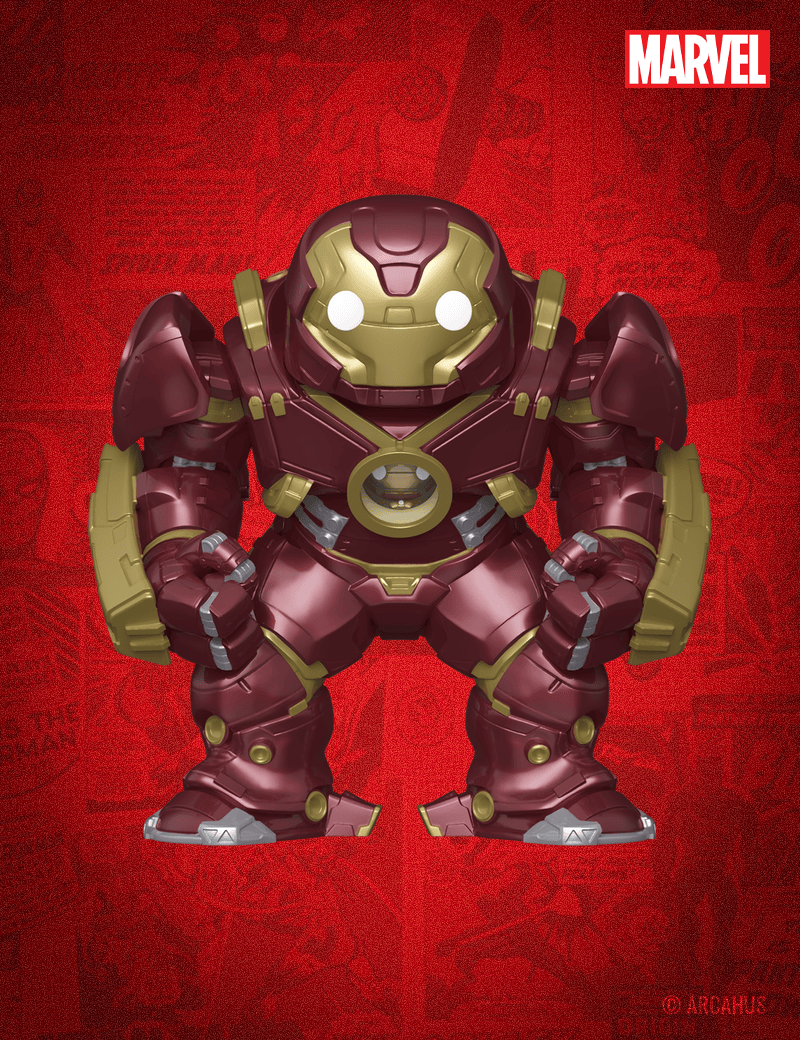 Hulkbuster avec Iron Man - Funko Bitty POP! Bots Marvel