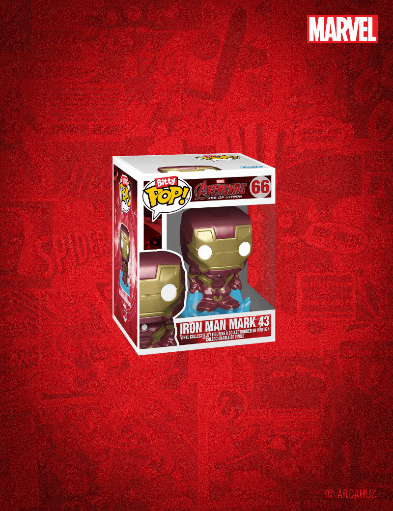 Hulkbuster avec Iron Man - Funko Bitty POP! Bots Marvel