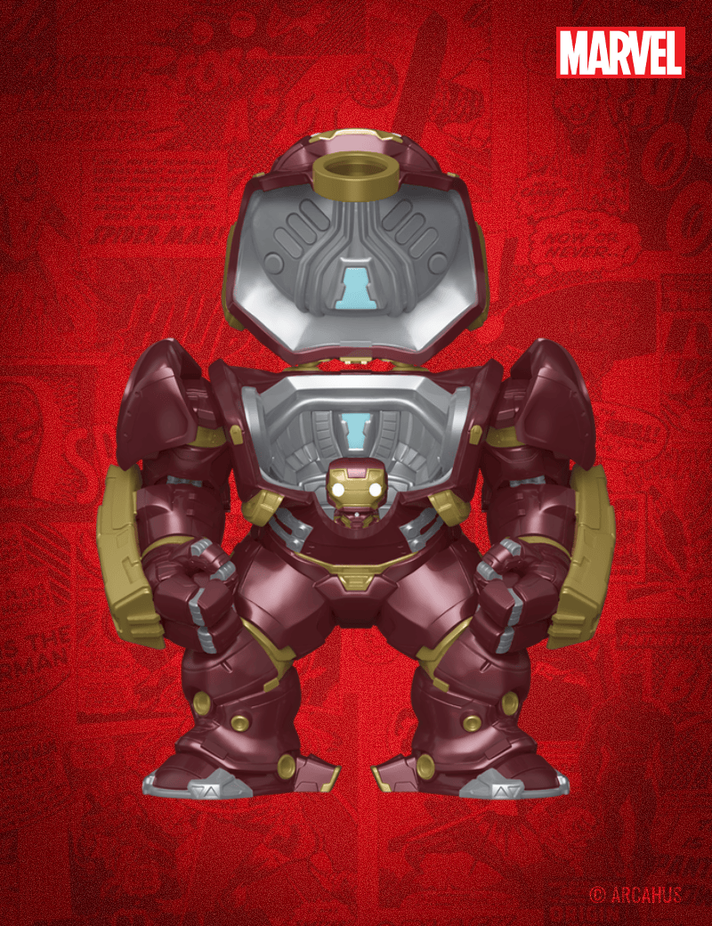 Hulkbuster avec Iron Man - Funko Bitty POP! Bots Marvel