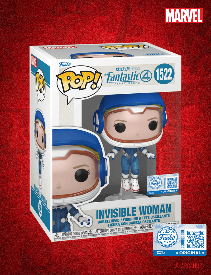 La Femme Invisible (Astronaut) n° 1522 - Figurine Funko POP! Marvel Studios Les 4 Fantastiques : Premiers Pas