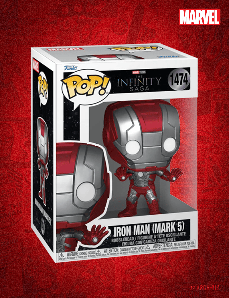 Iron Man (Mark 5) n°1474 - Figurine Funko POP! Marvel Studios Infinity Saga