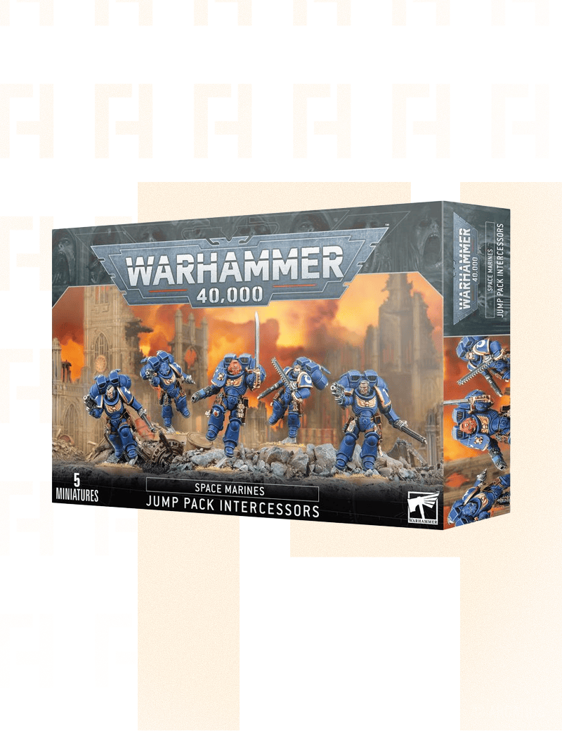 Intercessors d'Assaut à Réacteurs Dorsaux - Figurine Miniature Warhammer 40,000 Space Marines