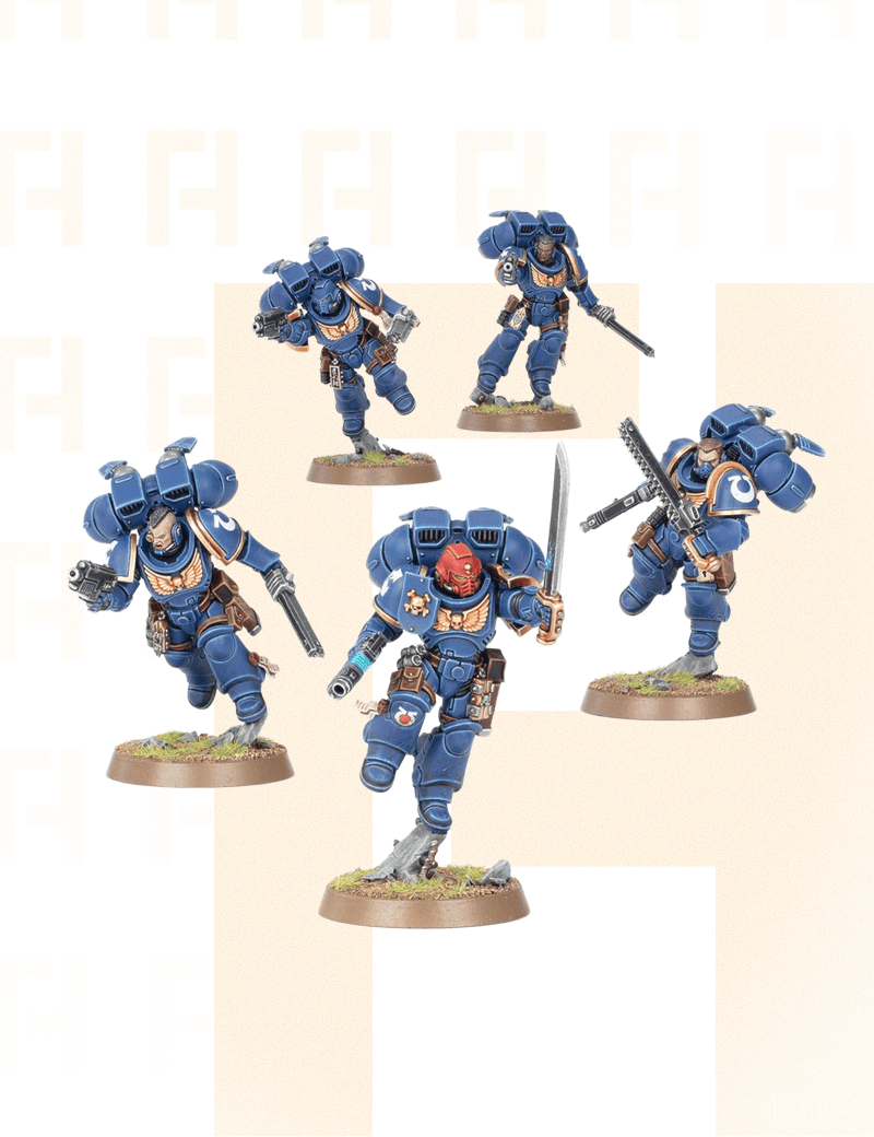 Intercessors d'Assaut à Réacteurs Dorsaux - Figurine Miniature Warhammer 40,000 Space Marines