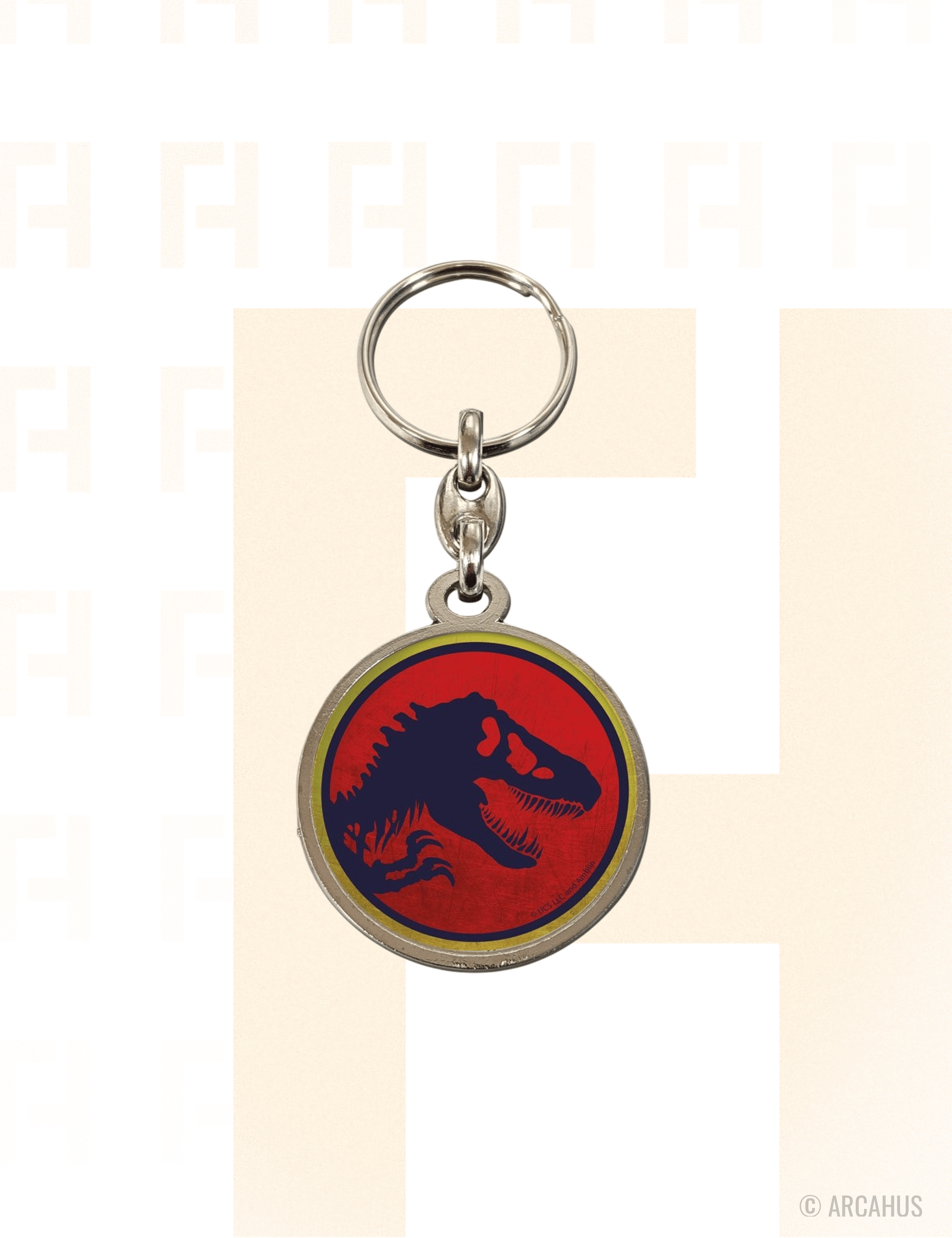 Logo Jurassic Park - Porte-clé Métal Jurassic Park