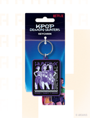 HUNTR/X - Porte-clé Métal KPop Demon Hunters en PVC