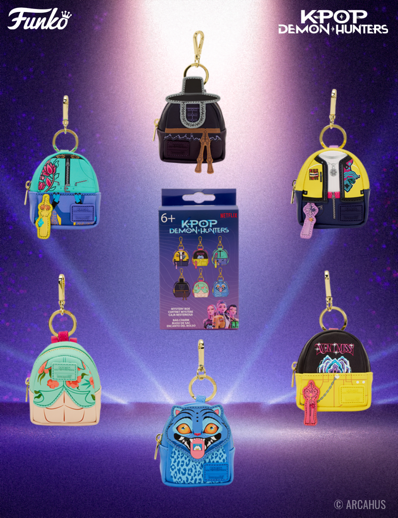 K-Pop Demon Hunters - Mini Backpack Bag Charm Loungefly Box