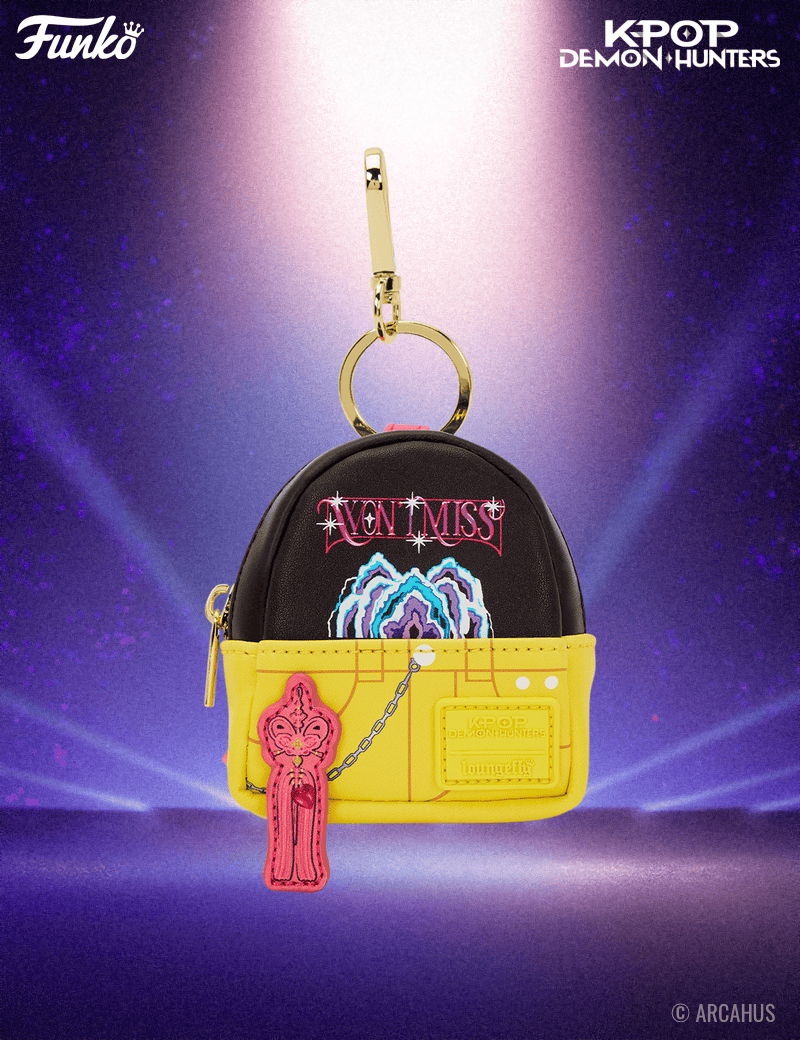 K-Pop Demon Hunters - Mini Backpack Bag Charm Loungefly Box