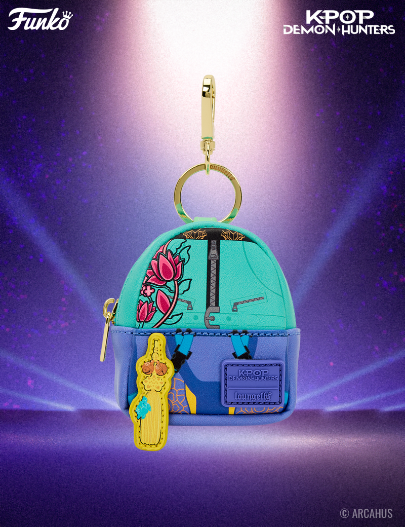 K-Pop Demon Hunters - Mini Backpack Bag Charm Loungefly Box