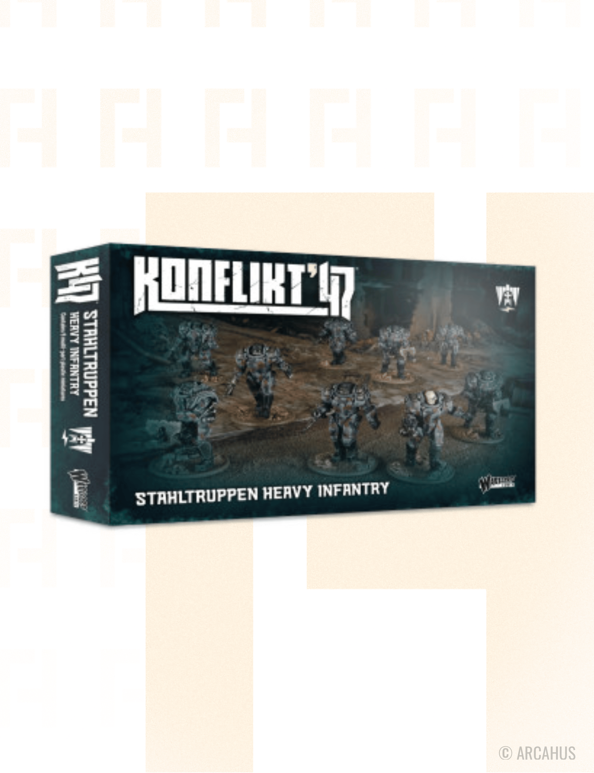 Stahltruppen Heavy Infantry - Figurine Miniature Konflikt'47
