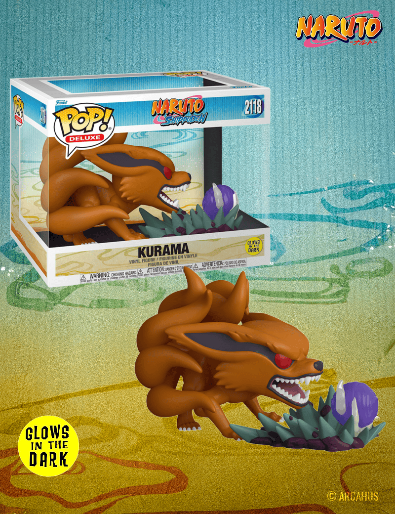 Kurama (Glow in the Dark) n° 2118 - Figurine Funko POP! Animation Naruto Shippuden