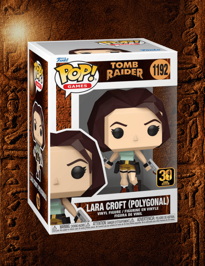 Lara Croft (Polygon) n°1192 - Figurine Funko POP! Games Tomb Raider