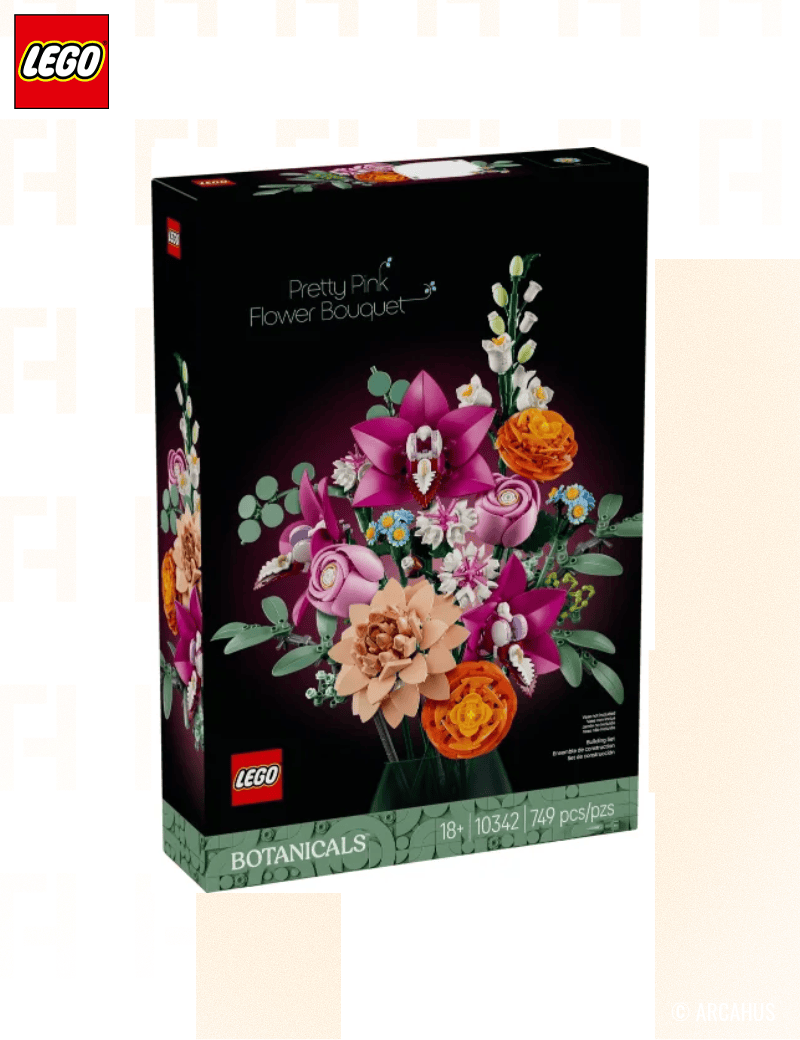 Le joli bouquet de fleurs roses - Lego Botanicals 10342