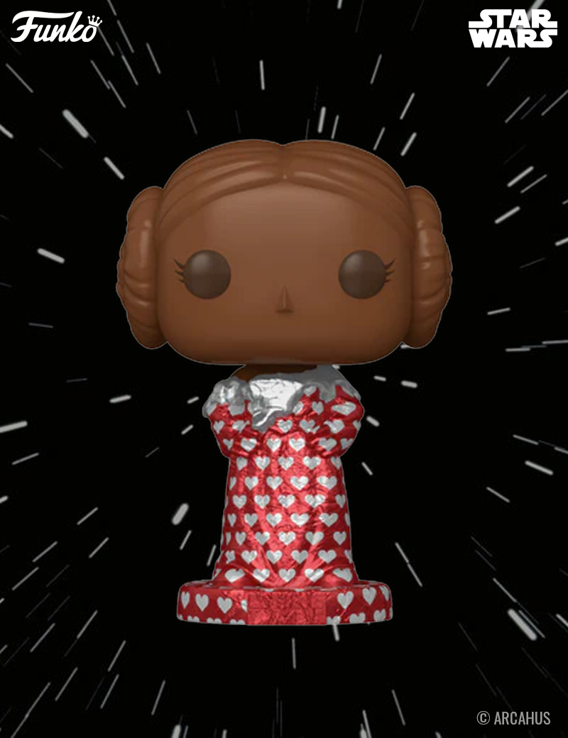 Princess Leia n° 676 - Figurine Funko POP! Star Wars St Valentin