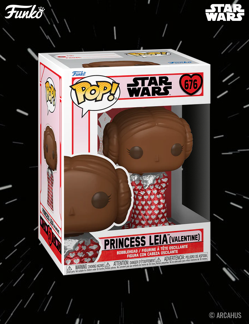 Princess Leia n° 676 - Figurine Funko POP! Star Wars St Valentin