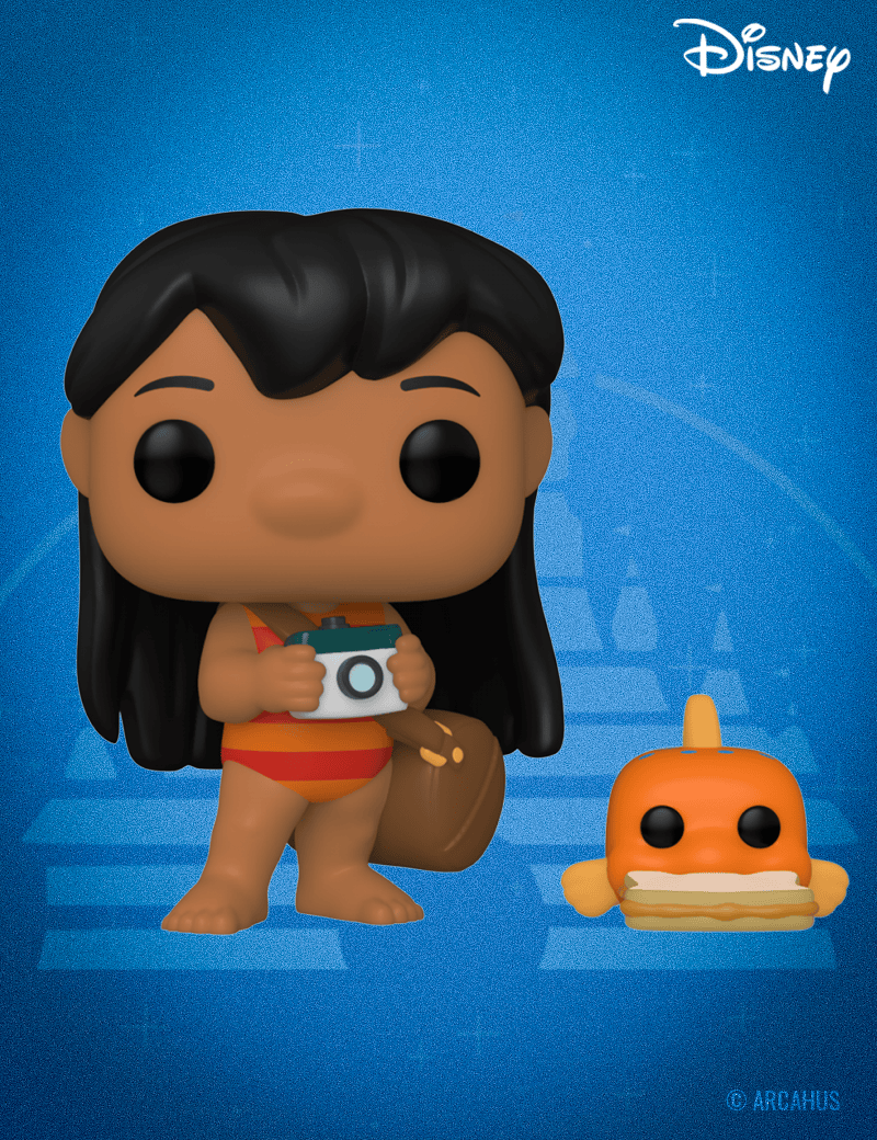 Lilo avec Pudge n° 1047 - Figurine Funko POP! Disney Lilo & Stitch