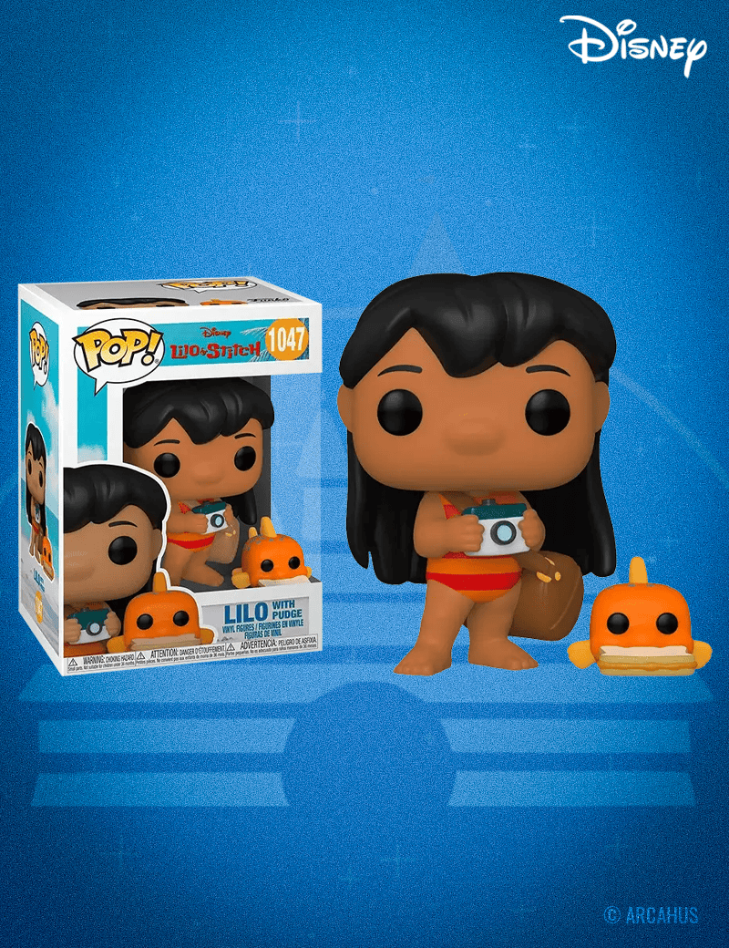 Lilo avec Pudge n° 1047 - Figurine Funko POP! Disney Lilo & Stitch