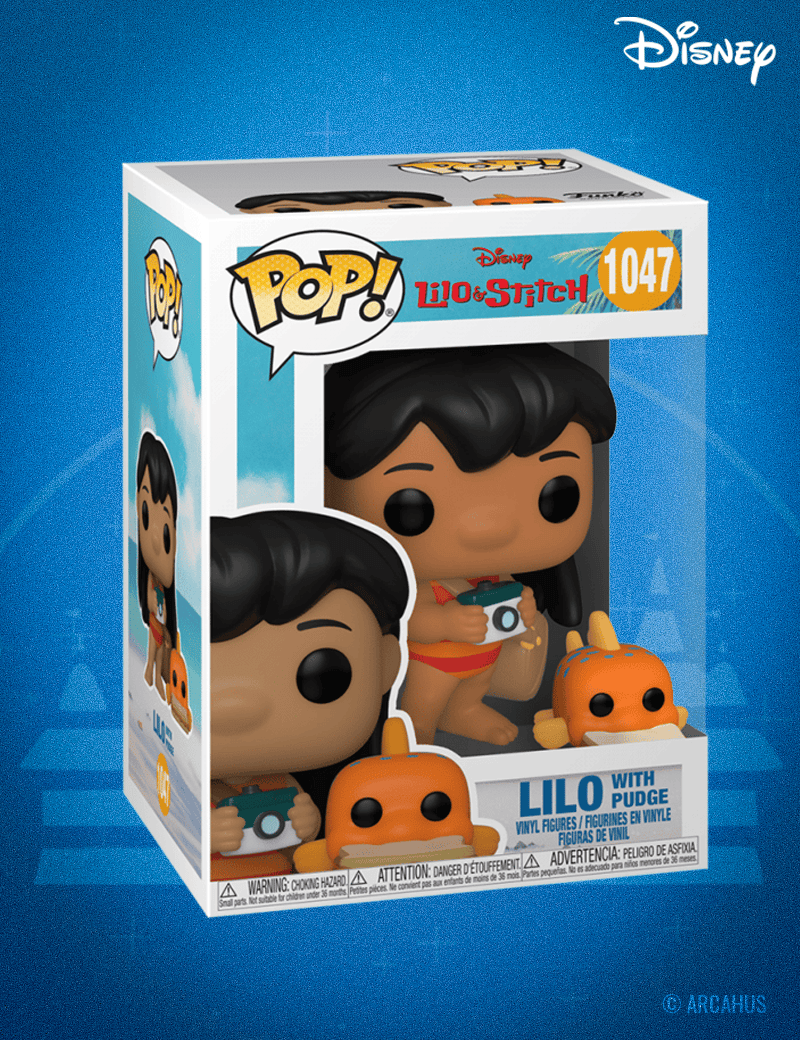 Lilo avec Pudge n° 1047 - Figurine Funko POP! Disney Lilo & Stitch