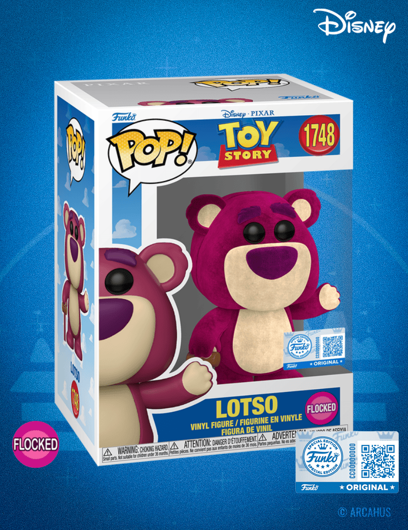 Lotso (Flocked) n°1748 - Figurine Funko POP! Disney Pixar Toy Story