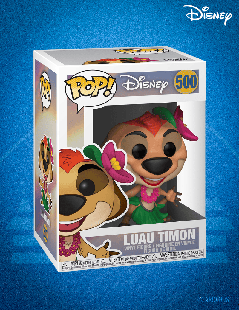 Luau Timon n°500 - Figurine Funko POP! Disney Le Roi Lion