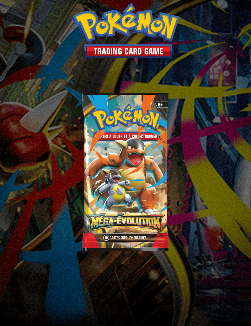Booster Méga-Évolutions - Booster 1pc Aléatoire Pokémon VF ME01 Méga-Évolutions