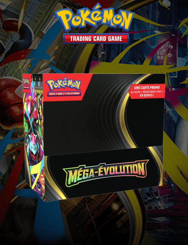 Display Scellé Méga-Évolutions - Booster 36pc Aléatoire Pokémon VF ME01 Méga-Évolutions