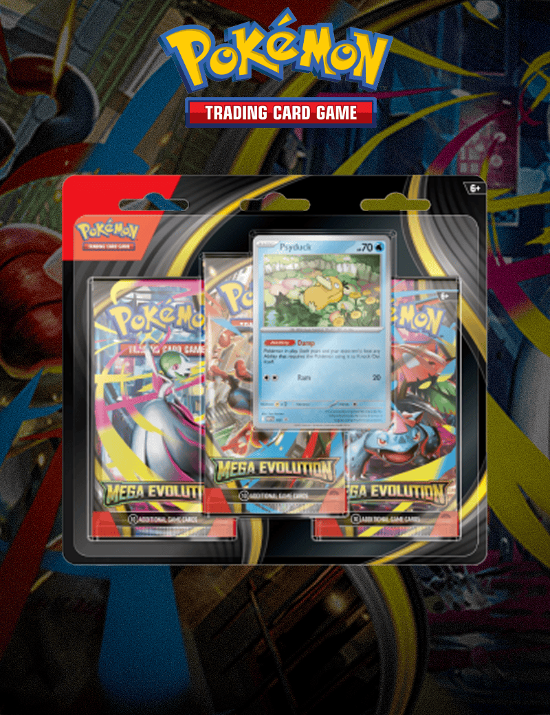 Pack 3 boosters Méga-Évolutions - Boosters 3pc Aléatoire Pokémon VF ME01 Méga-Évolutions