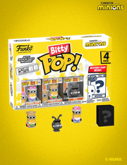 Les Minions (Tourist Jerry) - Pack de 4 figurines Funko Bitty POP!