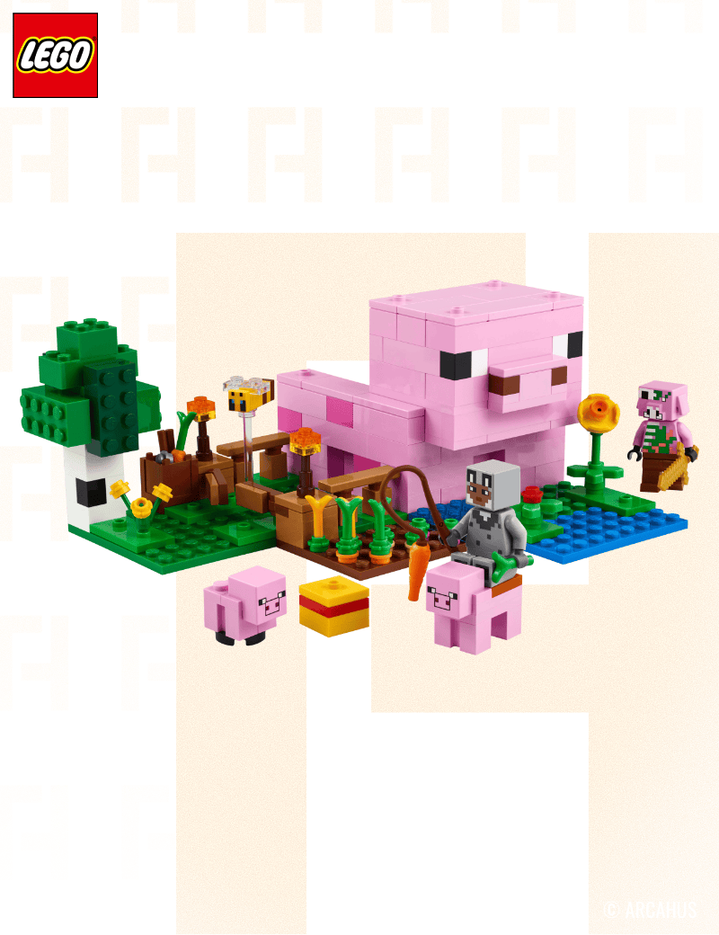 La maison de Porcelet - LEGO® Minecraft 21268