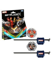 Marvel Iron Man 4-80B & Thanos 4-60P Dual Pack - BEYBLADE X