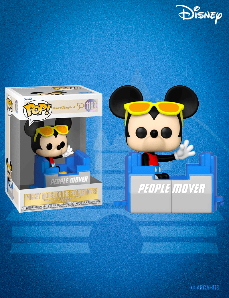 Mickey Mouse on the Peoplemover n° 1163 - Figurine Funko POP! Disney Walt Disney World 50