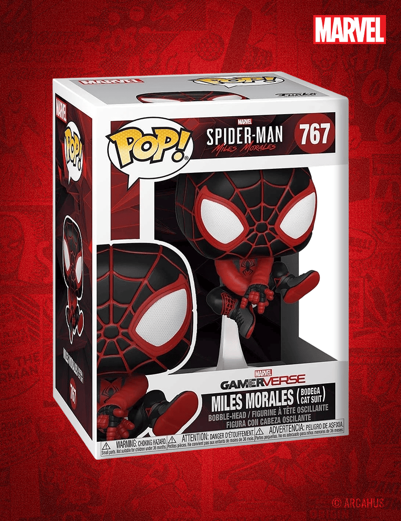 Miles Morales (Bodega Cat Suit) n° 767 - Figurine Funko POP! GamerVerse Marvel's Spider-Man Miles Morales