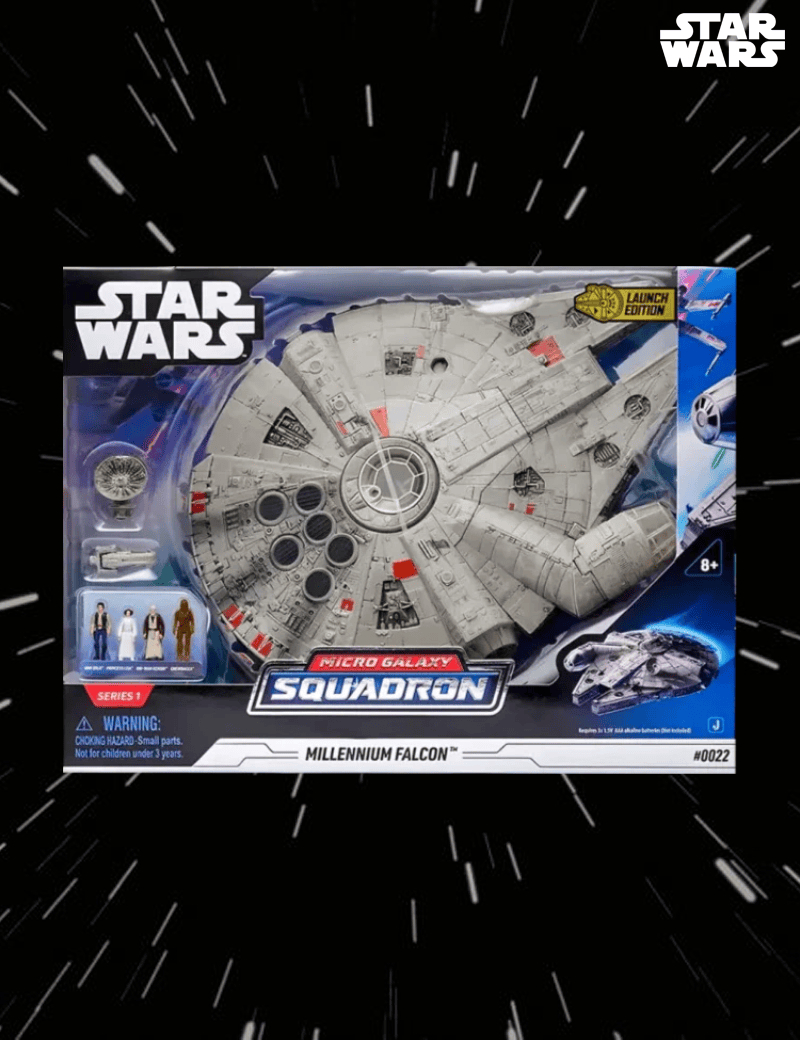 Millennium Falcon - Véhicule 30cm & Figurine Assault Class Star Wars Micro Galaxy Squadron Series 1