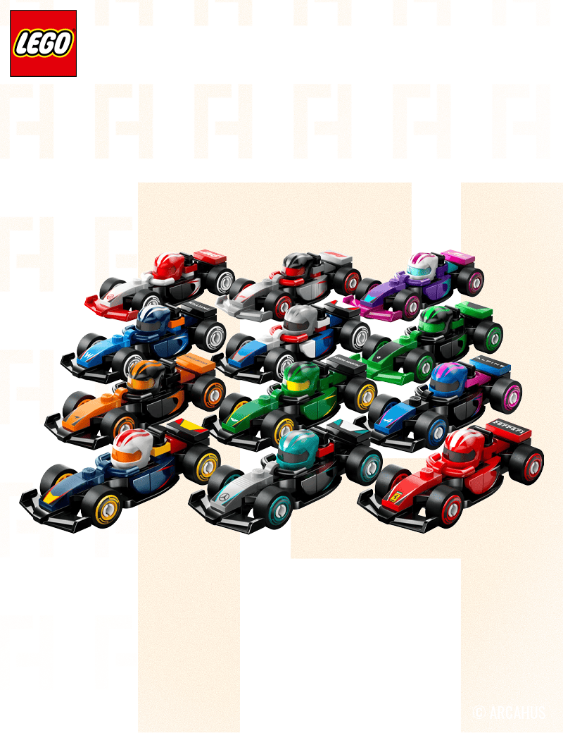 Voitures F1® à collectionner - Lego Minifigures 71049