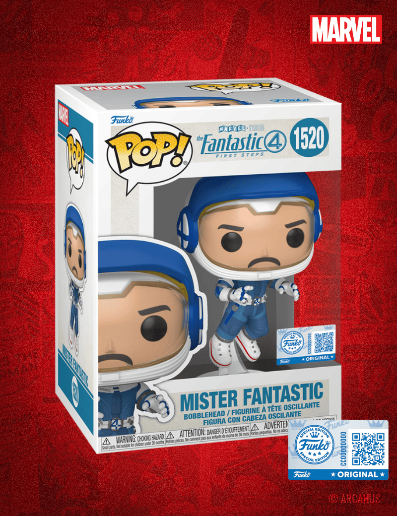 Mr. Fantastic (Astronaut) n° 1520 - Figurine Funko POP! Marvel Studios Les 4 Fantastiques : Premiers Pas