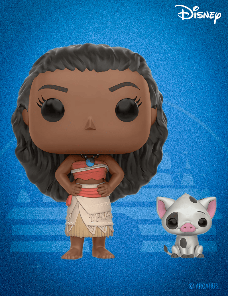 Vaiana (Moana) et Pua n°213 - Figurine Funko POP! Disney Vaiana